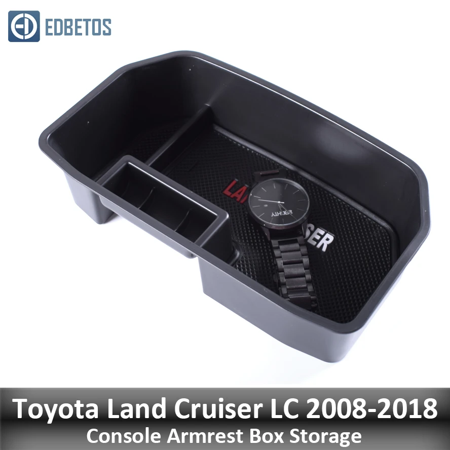 EDBETOS для Toyota Land Cruiser LC 200 FJ200 2008- LEXUS LX570 подлокотник коробка для хранения консоль Органайзер держатель для хранения