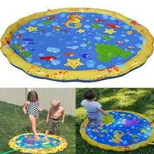 Летний Детский напольный Спринклерный коврик для газона, пляжные игрушки, водяной спрей-коврик, детский коврик для спортзала, коврик для ребенка, коврик игровой коврик, игрушки