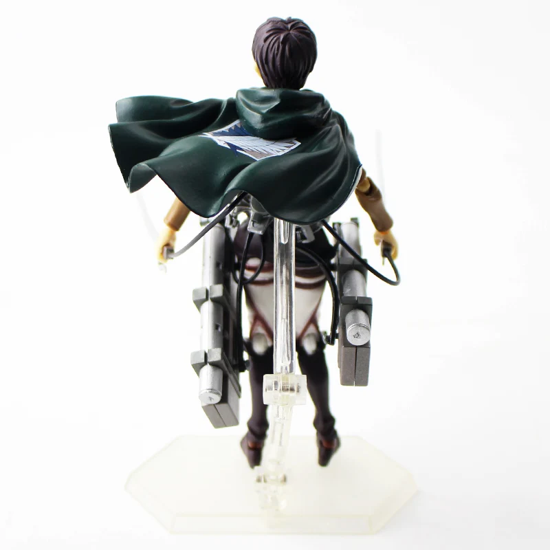 Атака на фигурка Титан игрушка Figma 203 Mikasa Figma 207 Eren Yeager 213 Levi Ackerman с оружием аниме модель куклы для детей