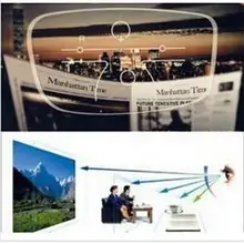 Индекс 1,56 прогрессивные линзы сделаны из смолы свободной формы линзы широкий угол фокусировки мульти-фокус без линии для близорукости или пресбиопии