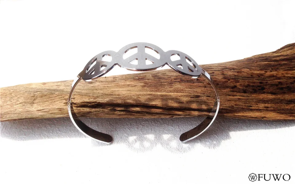 Peace Sign Bangle 10