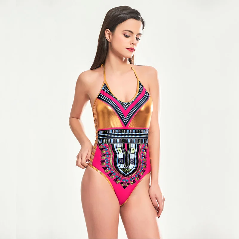 

2019 Ruffle Swimsuit Women Backless Swimwear Female One Piece Swimsuit Padded Bathing Suit Ladies Beachwear Monokini Plus Size