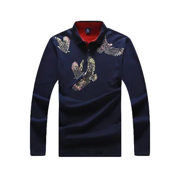 

Autumn Men Long Sleeve Polo Slim Fit Pullover Harajuku Polos Hip Hop Casual Homme Base Tops Blouse Fashionable Men's Shirt 7XL