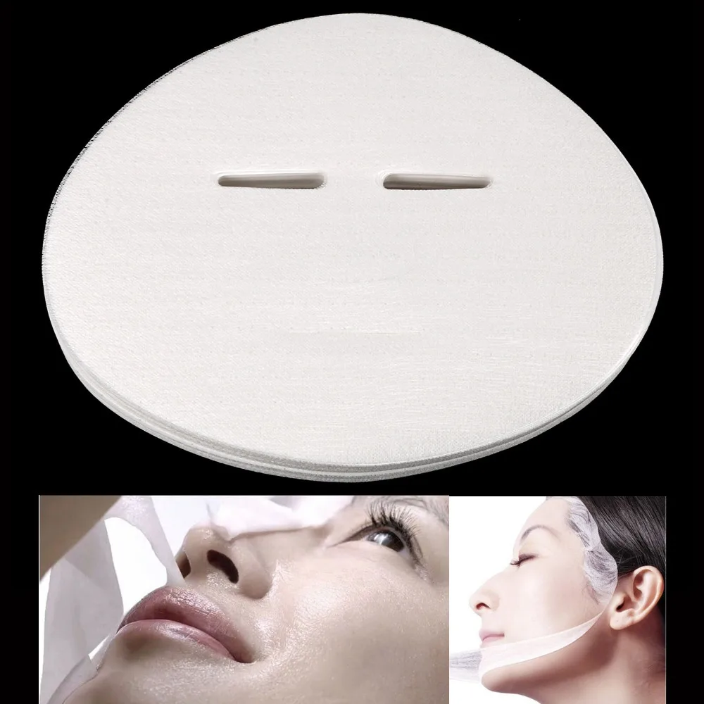 20 Pcs Lady Beauty DIY Silk Masks Natural Skin Care Facial Face Mask