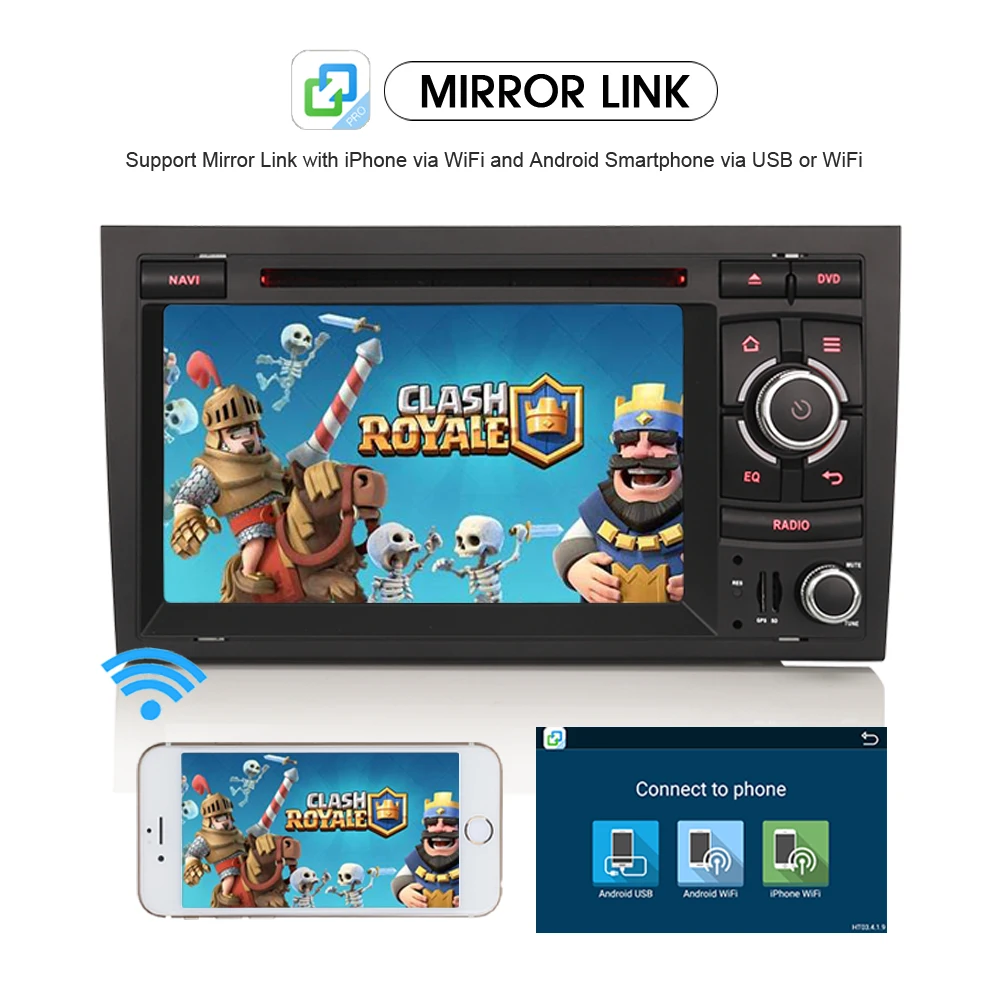 7 &quotAndroid 1 DVD стереосистема DAB + автомобиля gps навигации для AUDI A4 S4 RS4 B9 B7 SEAT EXEO