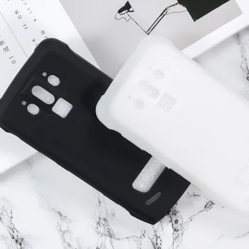 Перейти на Алиэкспресс и купить Doogee S90 Pro крышка, силиконовый чехол, мягкий ТПУ матовый пудинг, твердый черный защитный чехол для телефона Doogee S 90 Capa Coque 6,18 дюймов