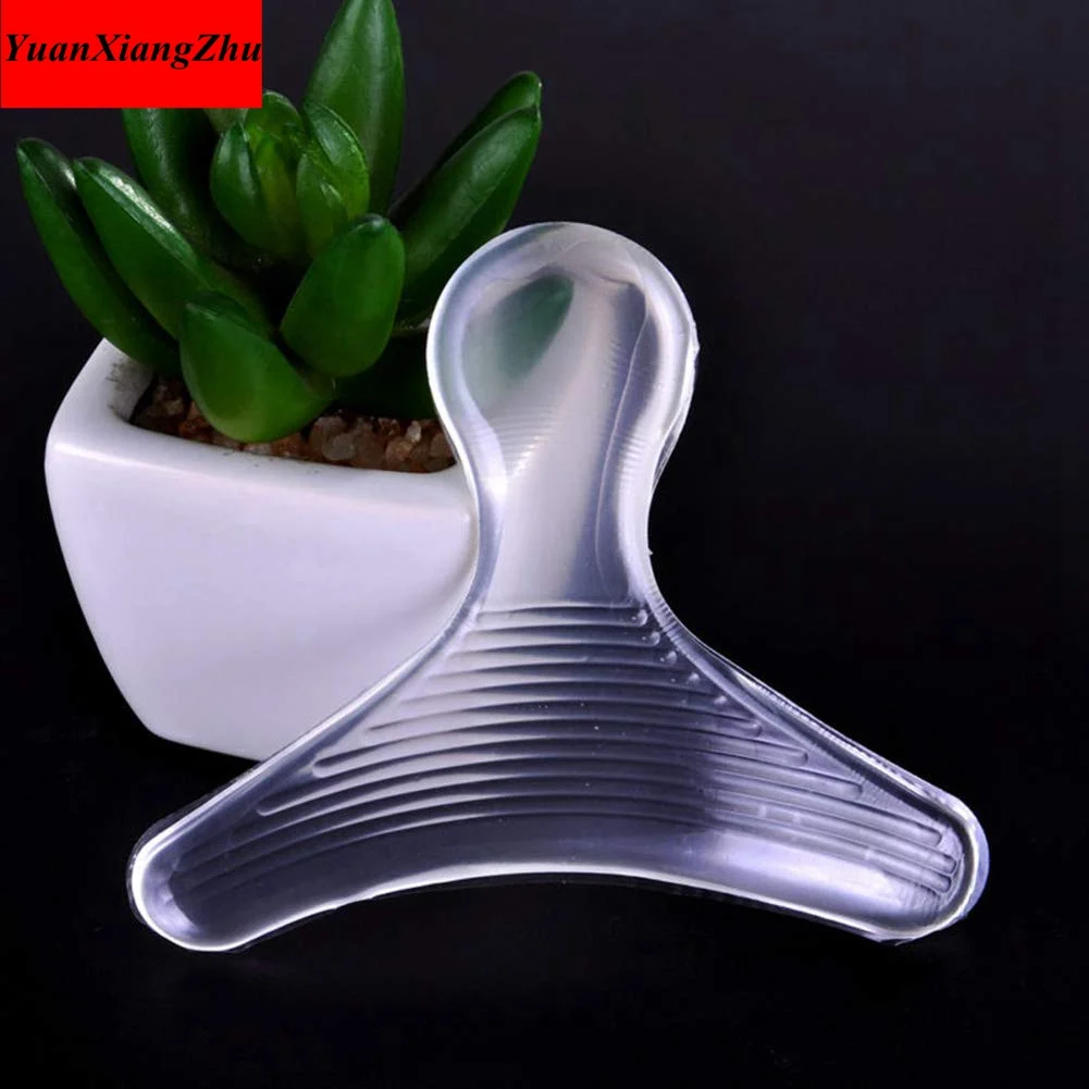 1 Pair Soft Silicone Insert Heel Liner Grips Silicone Gel Heel Protector High Heel Comfort Pads Feet Care Accessories