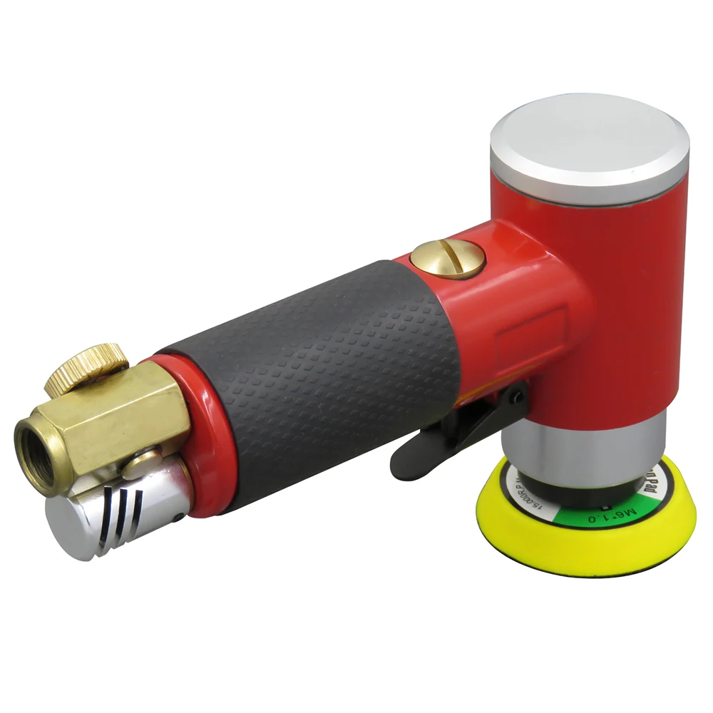

Professional Mini Air Sander Random Orbital Angle Sander 15000 RPM Super Smooth with Airflow Adjustment Valve Sanding Pads