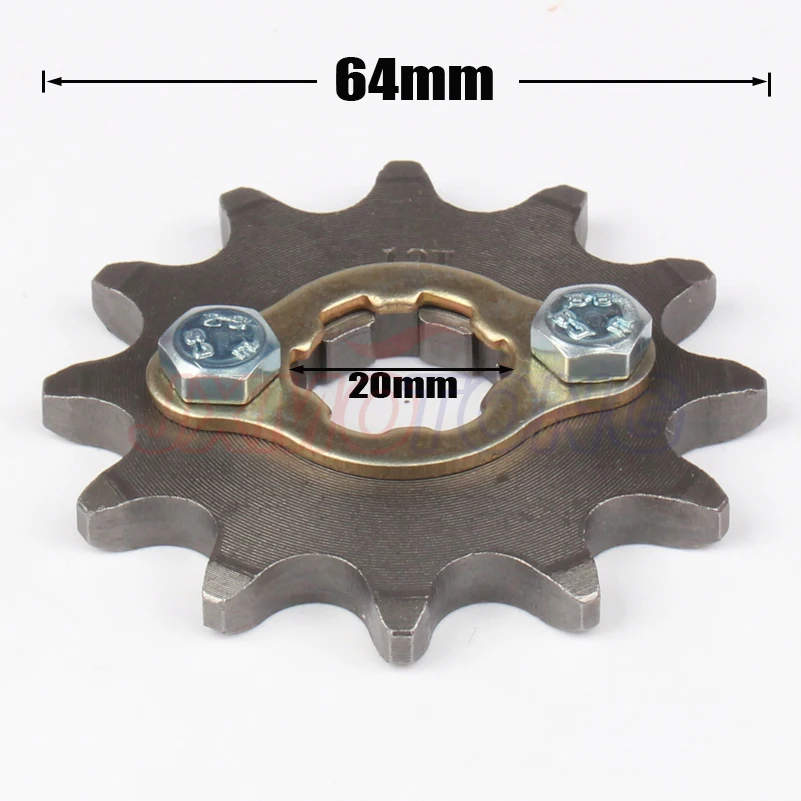 520 20mm Front Engine Sprocket For Honda Lifan ZongShen ATV Quad Dirt Pit bike Buggy motorcycle