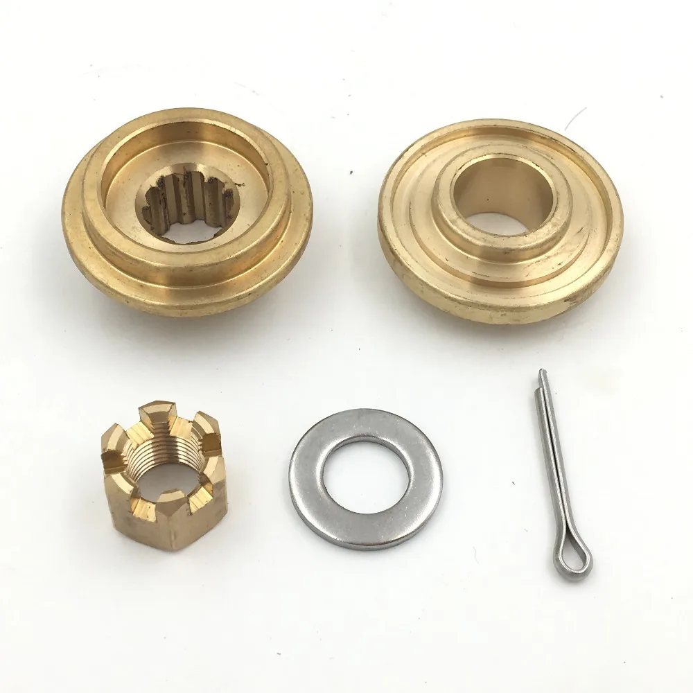 

Free shipping A set parts for suzuki 9.9-15hp engine propellers fit suzuki spacer washer plate nut castle pin cotter