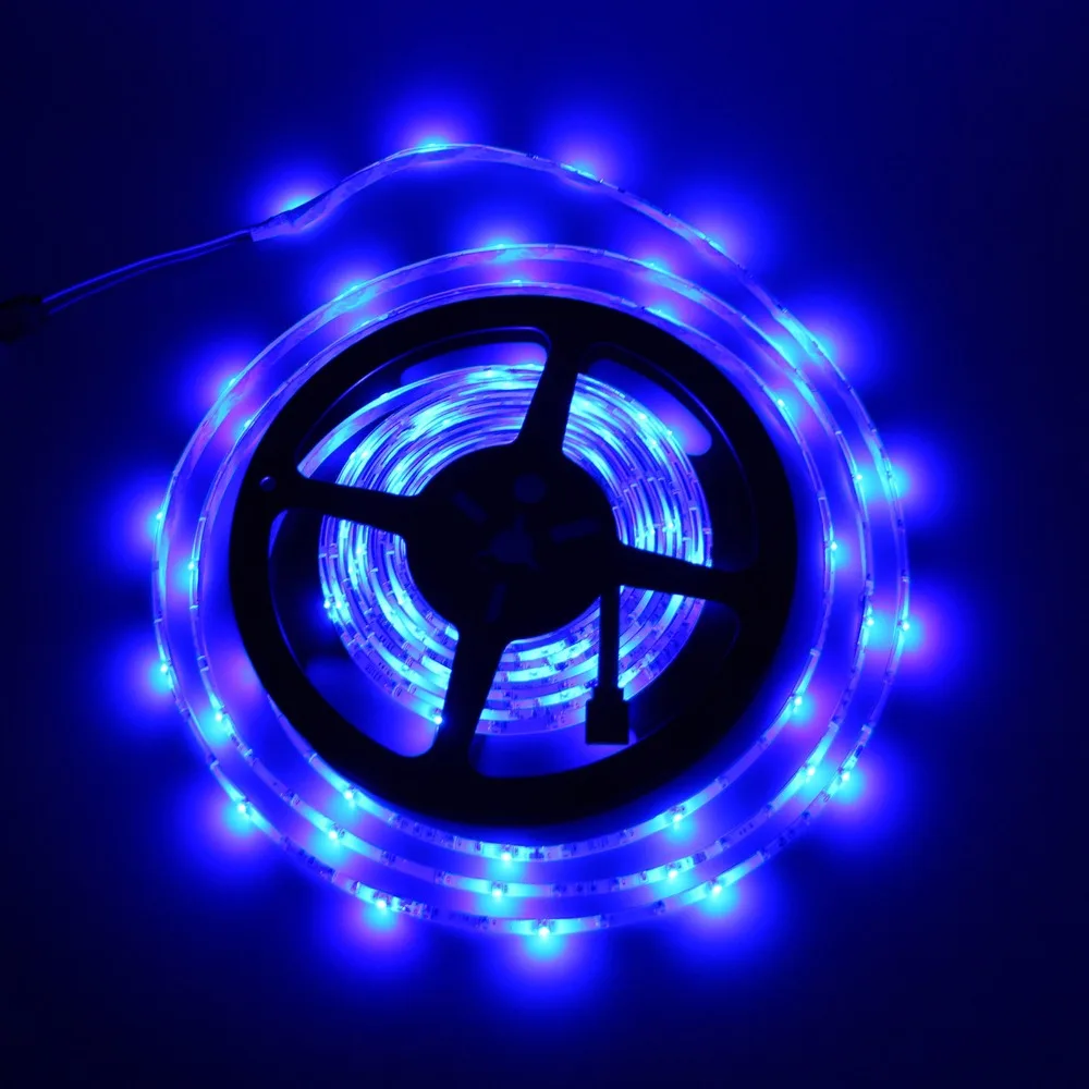 5 м/лот 3528 водонепроницаемый RGB LED Гибкая полоса света 300 светодиодов с 24/44