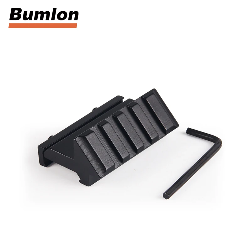 Tactical Scope Mount 45 Degree Angle Offset Holder 20MM Picatinny Weaver Rail for Gun Laser Base Adapter Hunting Accessory RL1-0024 (4)