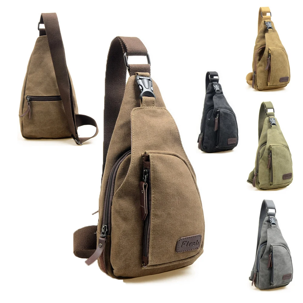 Men's Messenger Bags Sport Canvas Shoulder Bag Casual Outdoor Travel ...