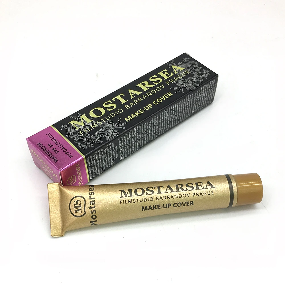 

Mostarsea makeup Cover Freckles Acne Marks 30g Primer Concealer Base Face Foundation corretivo Maquiagem beauty Tatoo