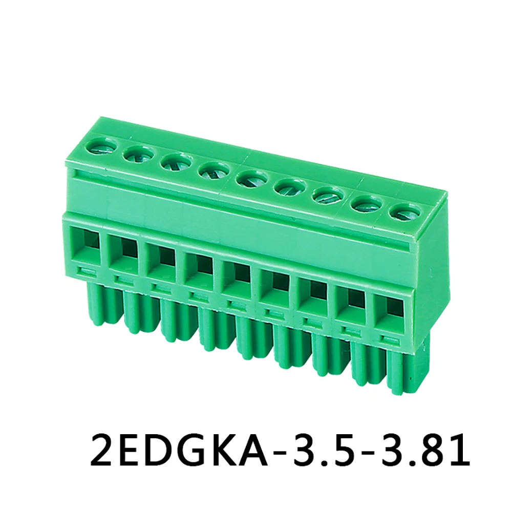 

3.5mm Plug-in Terminal Block 2EDGKA-3.5 IEC:300V8A UL:250V7A,Side Cable Connection, 3.5mm Plug in terminal block,28-16AWG