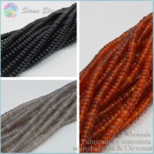 Класс А качество красный/серый/черный агат маленькие круглые бусины 6x3 мм