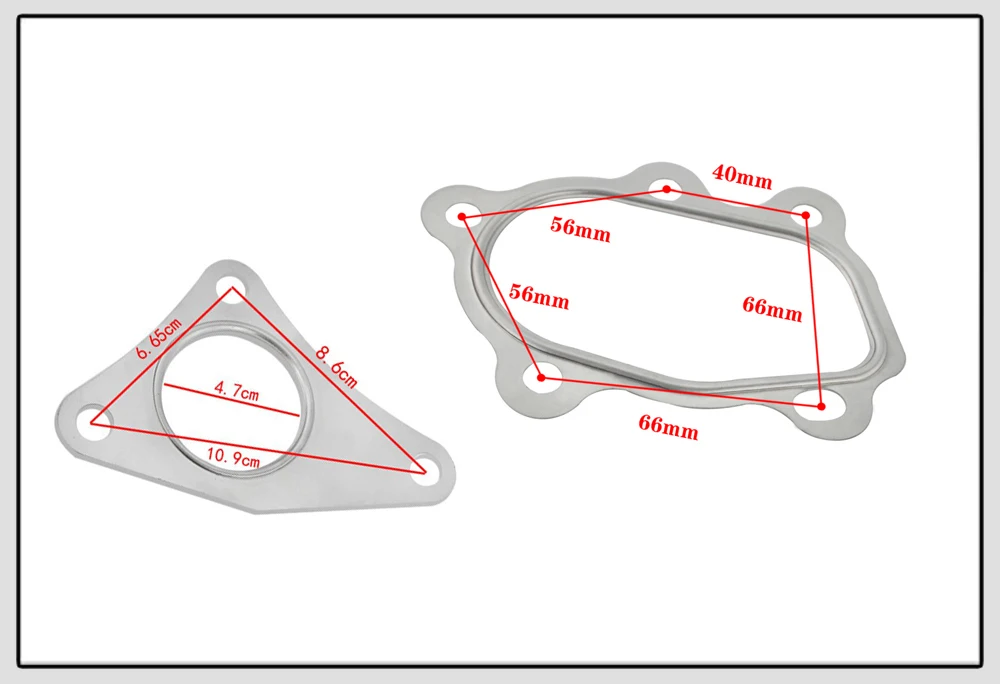 WLR-10 шт./лот для SUBARU TOYOTA EJ20 EJ25 TD04L TD05H TD04 TD05 турбо прокладки вниз трубы коллектор комплект прокладок
