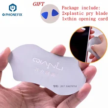 PHONEFIX, нержавеющая сталь, инструмент для открывания ЖК-экрана, для мобильного телефона, тонкая карта, разборное лезвие для смартфона, инструмент для ремонта