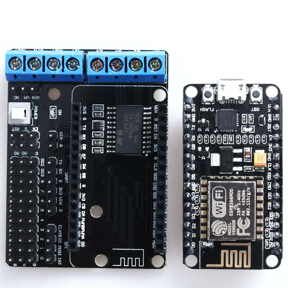 IOT Application ESP8266 CP2102 Development Board V1.0 & L293D ESP 12E Wifi моторный привод для компьютерной