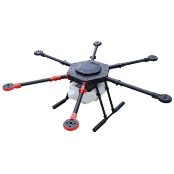 6-axis Spray pump Agriculture drone w/ 10KG/10L spraying gimbal system 1400mm Wheelbase Folding UAV Hexacopter