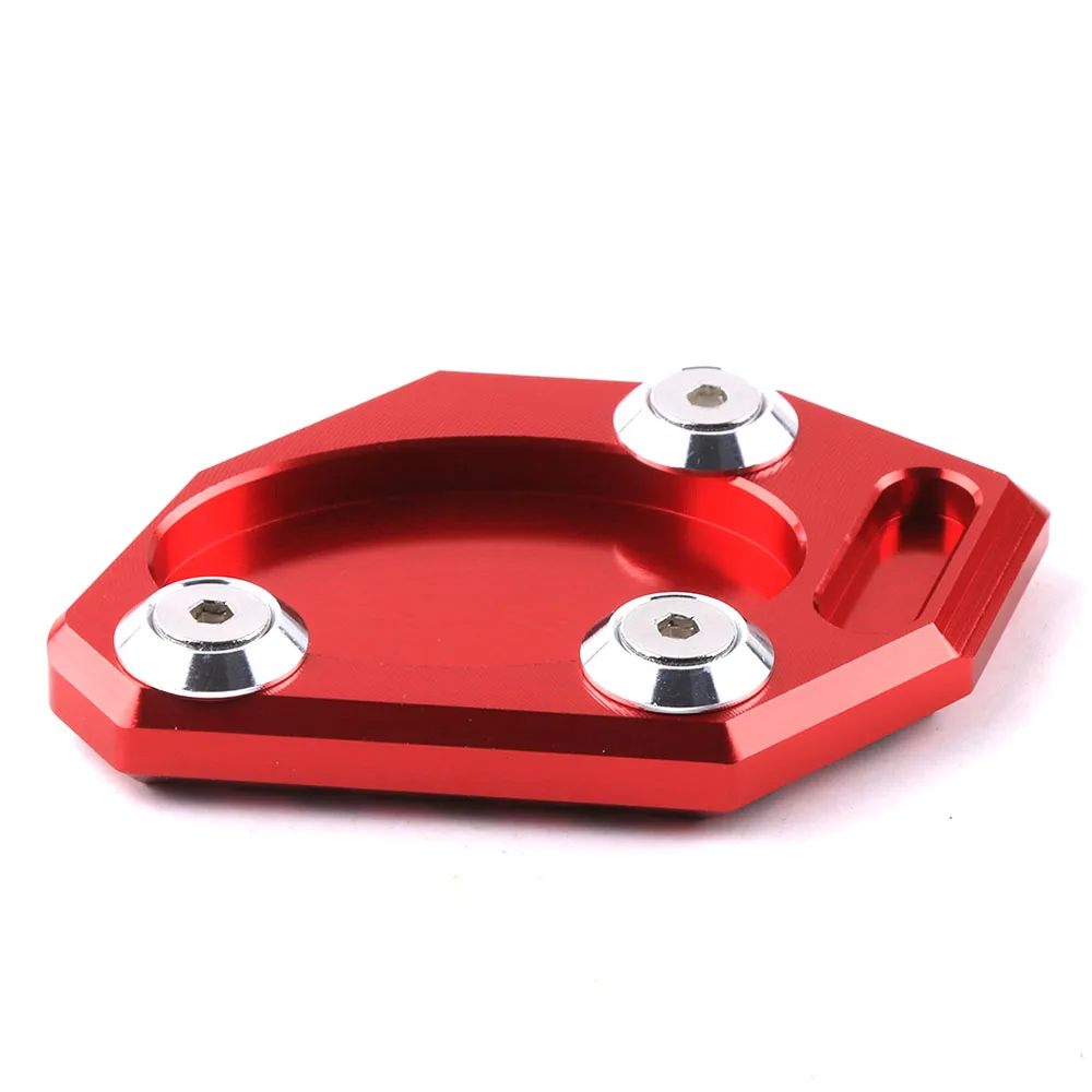 

Motorcycle Aluminum Side Stand Kickstand Sidestand Extension Plate Pad For Kawasaki Ninja 250 300R Z250 ZX250 2013-2015