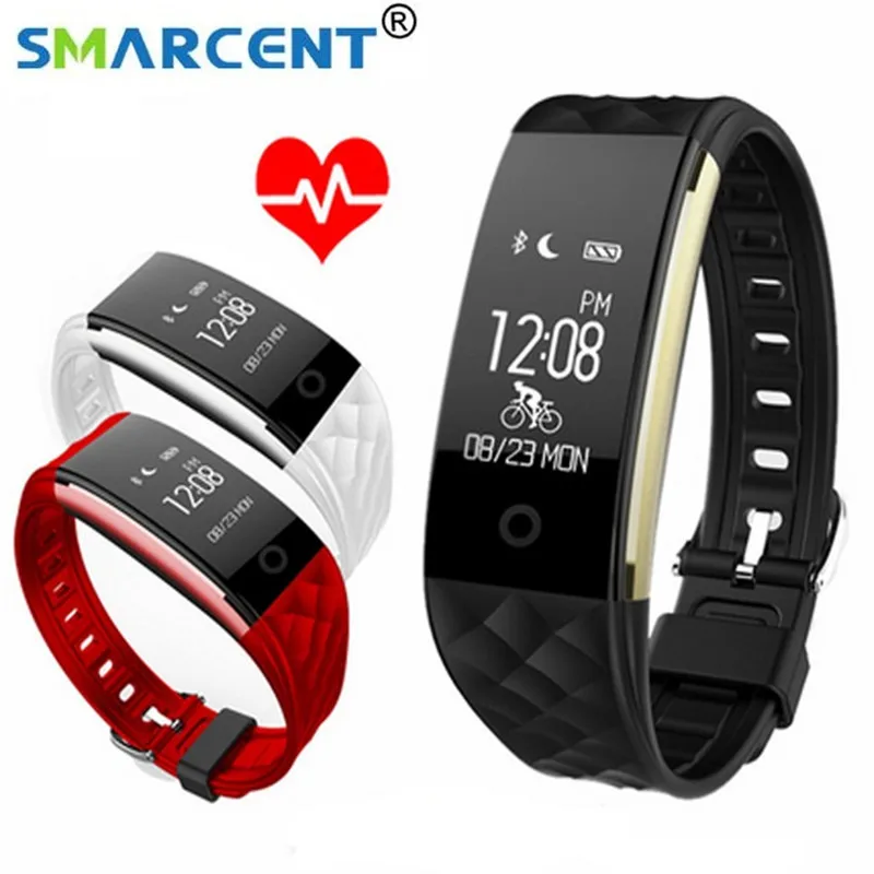 2017 New S2 Smart Band Wristband Bracelet Heart Rate Monitor Pedometer IP67 Waterproof Smartband Bracelet For