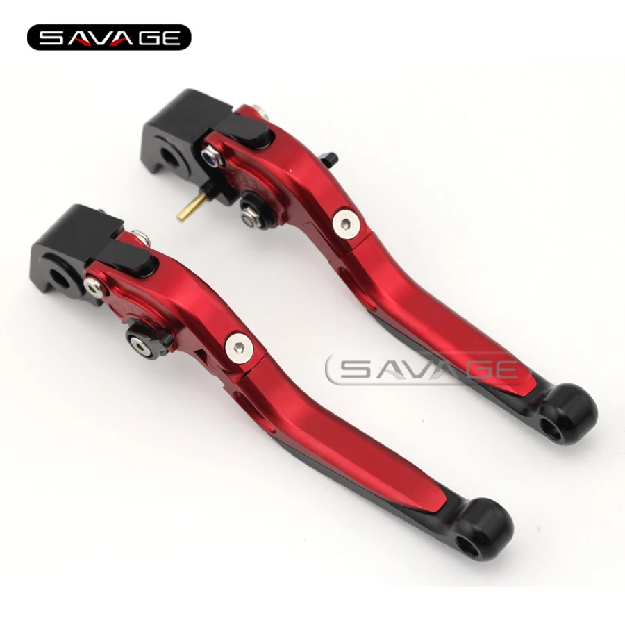 

For DUCATI X DIAVEL/DIAVEL/CARBON, MULTISTRADA 1200/S/DVT Red Motorcycle Adjustable Folding Extendable Brake Clutch Levers
