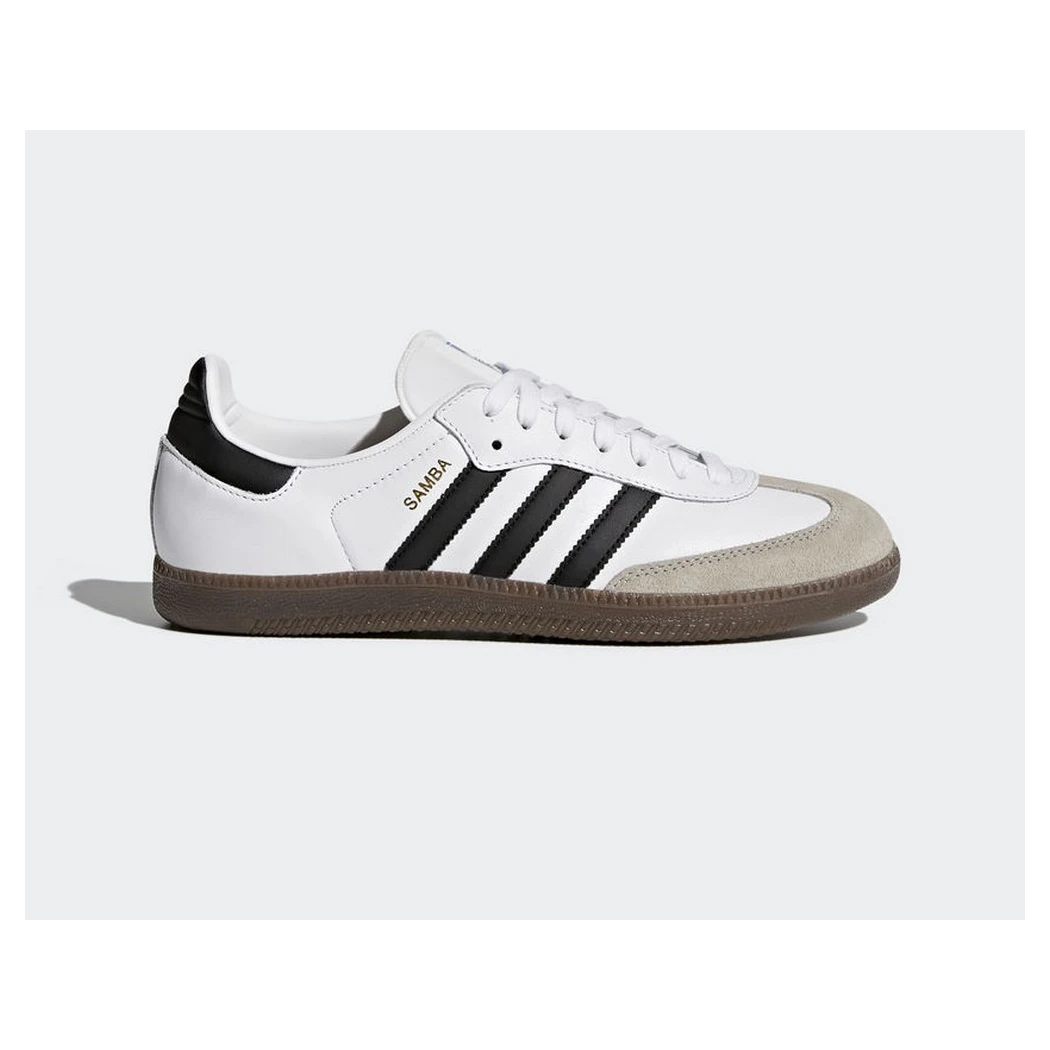 White and black man sneakers BZ0057 Adidas Samba|Tennis Shoes| - AliExpress