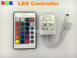 5050 RGB контроллер Светодиодные полосы DC12V 24key инфракрасный контроллер