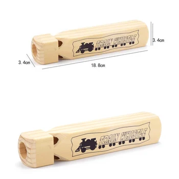 

Whistle Early Educational Wooden Train Pattern Cartoon Instruments Musical Toy for Toddlers Children Kids