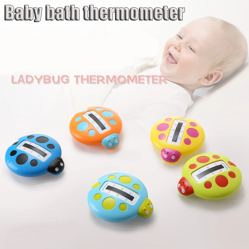 Neonatal Thermometers Fashion Cute Ladybird Image Baby Bath Thermometer