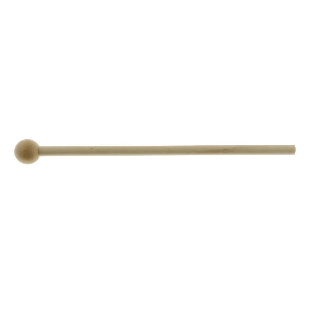 Tooyful Exquisite Wood Indian Hand Drum Double Side with Mallet Beater for Children Musical Toy Gift
