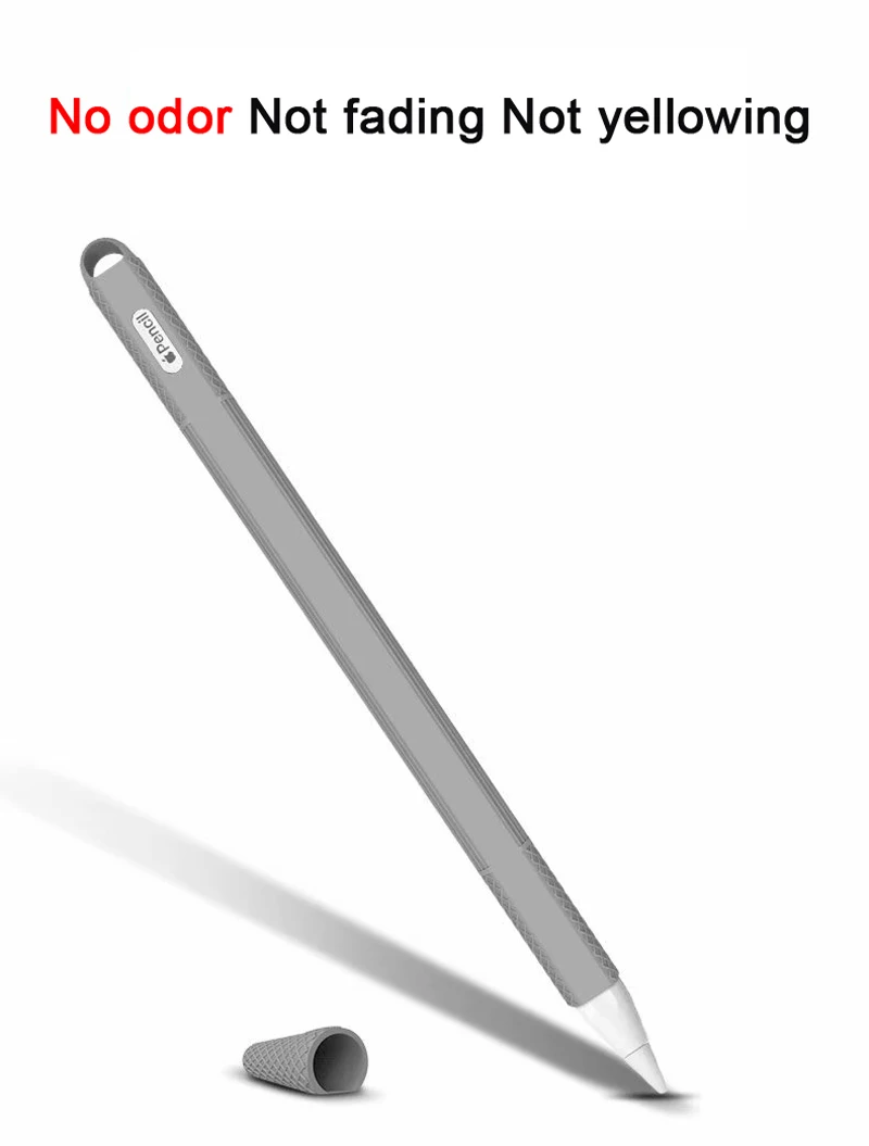 Цветной мягкий силиконовый совместимый для Apple Pencil 2 Чехол совместимый для iPad планшет стилус защитный чехол