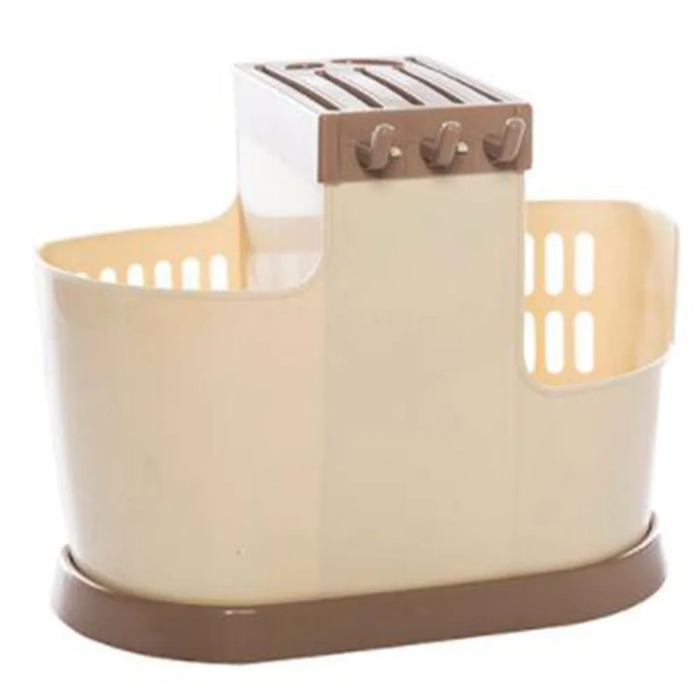 

Large Capacity Kitchen Drainer Multi-functional Drying Rack Toiletry Organizer Chopstick Cutlery Spoon Fork Holder Storage Rack