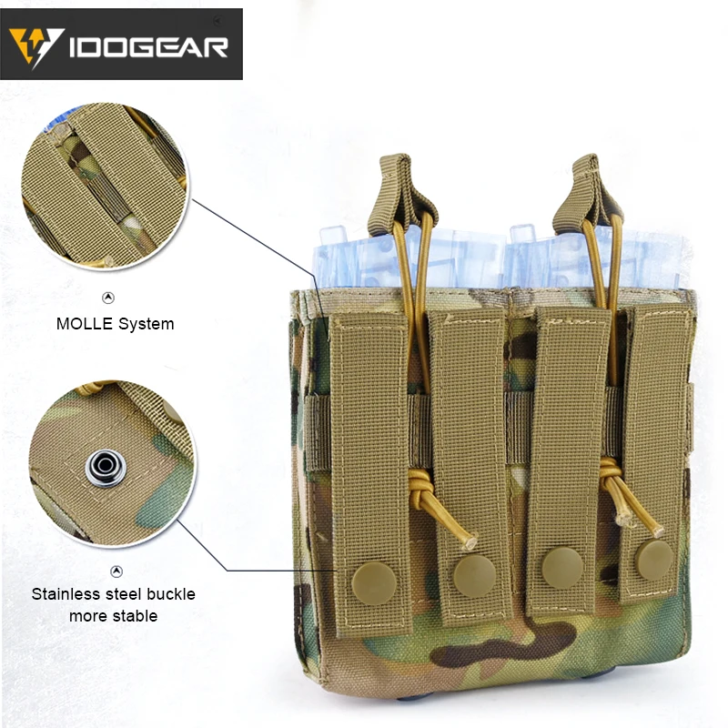 Сумка для магазина IDO GEAR 5 56 двойная Магнитная сумка с открытым верхом тактическое