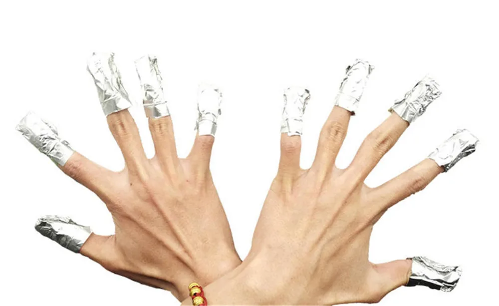 100 шт/50 шт алюминиевая фольга для ногтей Замачивание акриловый Гель-лак жидкость для снятия лака для ногтей гель-Очиститель салфетки приспособление для снятия макияжа