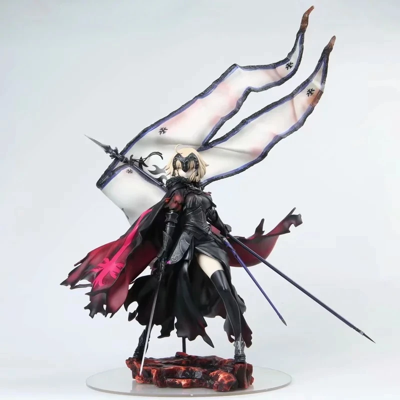 Anime Figure Fate/Grand Order Giovanna D'Arco Righello Anime Figura 766 # Q Versione Jeanne D'Arc Alter Action Figure Jeanne D'Arc Figurine Giocattoli 10Cm Anime Figure Fate/Grand Order Giovanna D'Arco Righello Anime Figura 766 # Q Versione Jeanne D'Arc Alter Action Figure Jeanne D'Arc Figurine Giocattoli 10Cm