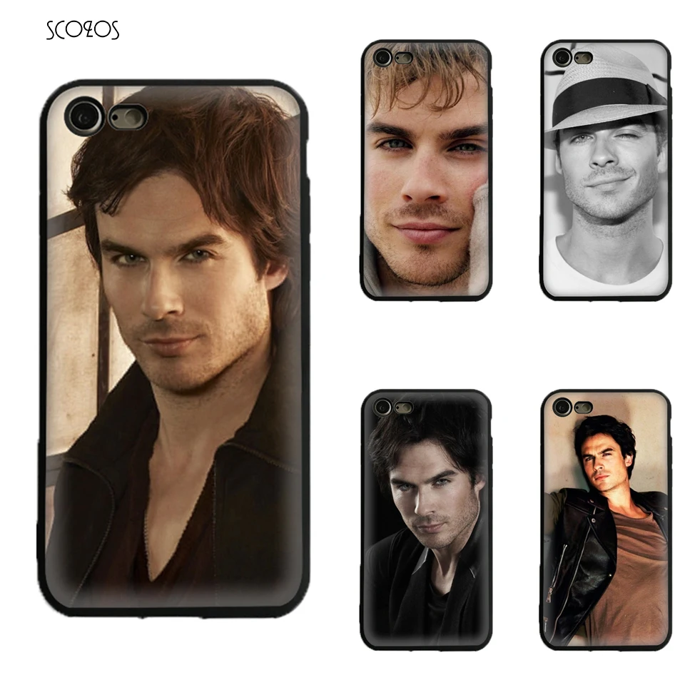 SCOZOS Ian Somerhalder Силиконовый ТПУ чехол для телефона мягкий Iphone 5 5S Se 6 7 8 S плюс X Xr Xs Max |