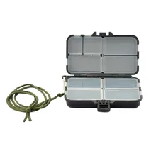 Perimedes футляр для рыболовных снастей крючок приманки хранения маленькая Рыболовная Приманка box двухсторонний снасти Крюк Набор аксессуаров для рыбалки 9 сетки# y25