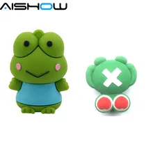 4G 8G 16G 32G 64 GB креативный мультфильм лягушка usb флэш-накопитель большой палец ручка карта памяти флэш-накопитель gitf