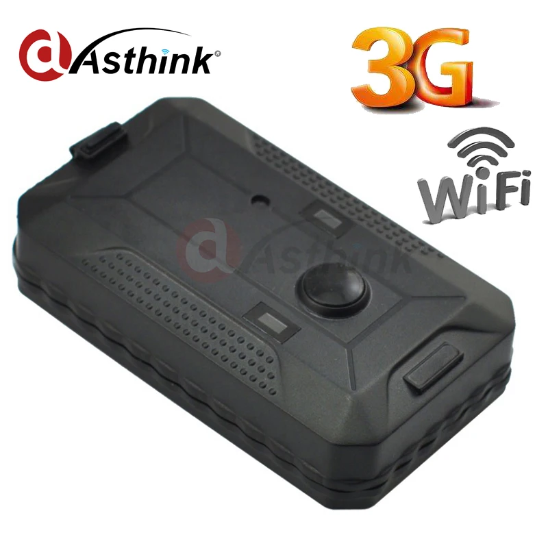 Wifi 3G WCDMA Car GPS Tracker Voice Monitor For Human Aseets 5000mAh Rechargeable Battery Waterproof