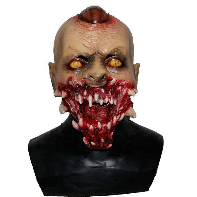 Cheap  2018  Softly  Realistic Comfortable 3D Movie  Men And Women Scary Horror Zombie Masks Latex For Halloween Party Decoration 