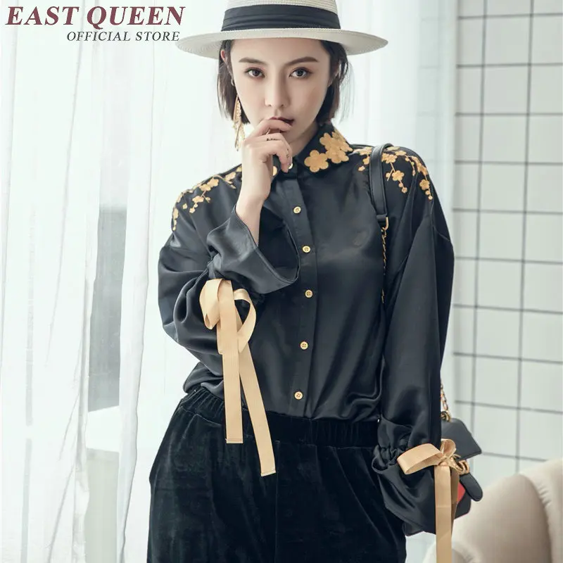 Mexican embroidered blouses for women floral blouses for