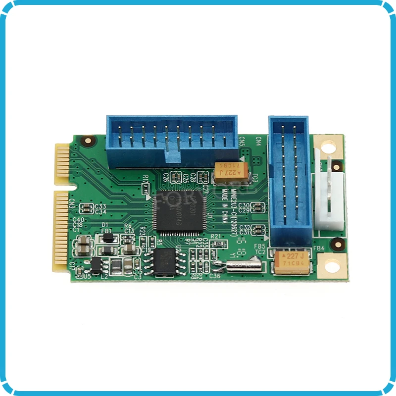 Mini PCIe на 4 порта USB 3 0 адаптер для mini ITX мини PCI express 2 porst 19 20 Pin Коннектор с 19pin женский