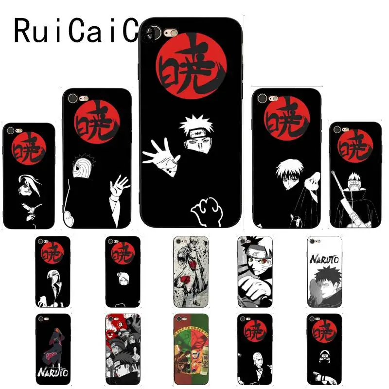 Чехол для телефона Ruicaica Naruto akatsuki pain Itachi Uchiha Japanese black iPhone 8 7 6 6S 6Plus X XS MAX 5 5S SE XR |