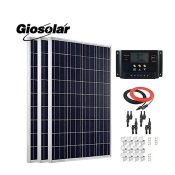 

300W Solar Panel High Efficiency Polycrystalline Solar cell PV Panel with 30A LCD Solar Charge Controller for Motorhome