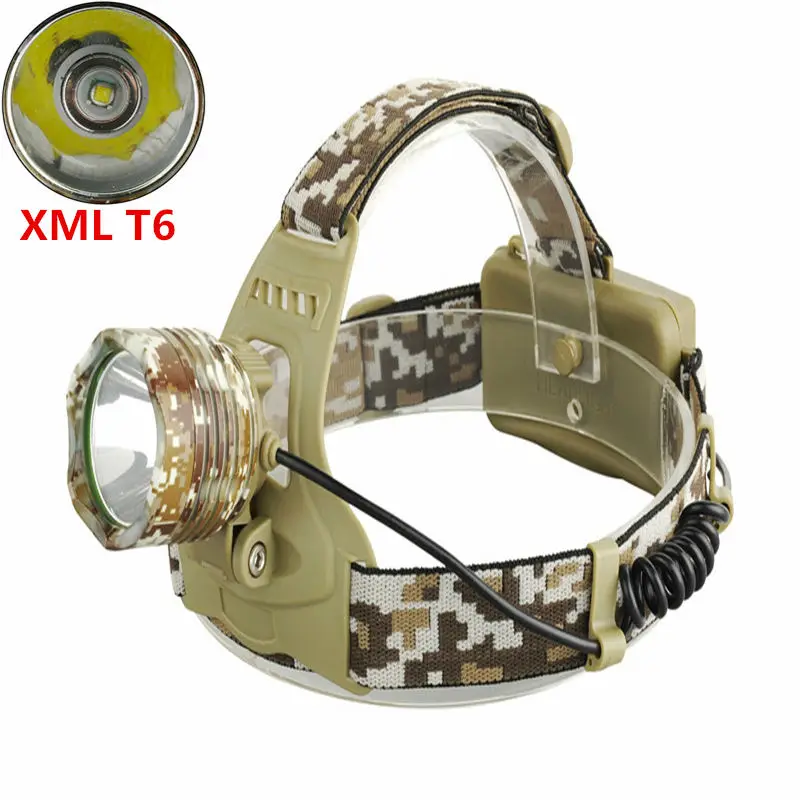 

High power LED Headlamp 2000Lumens XML T6 LED 3-Modes 18650 Head Torch Flashlight For Camping Fishing