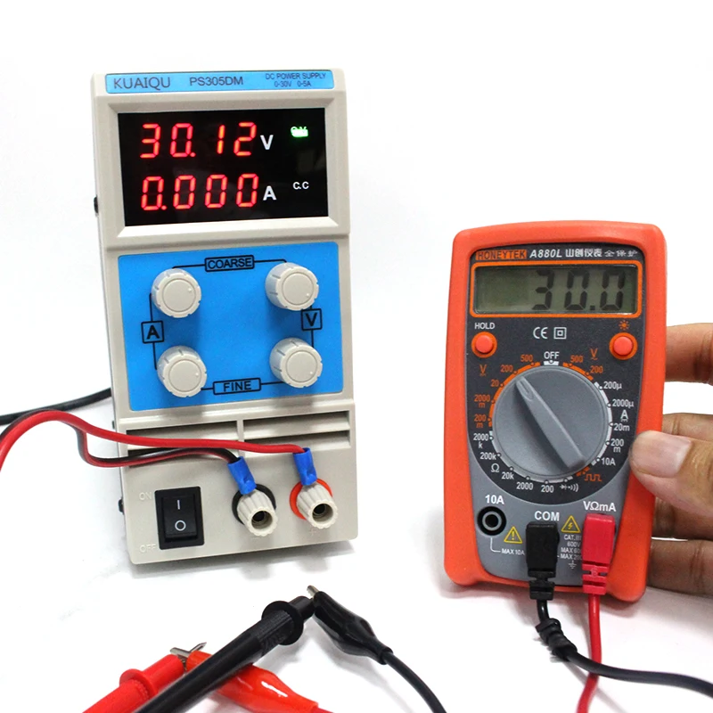 

Guce High Quality DC Adjustable POWER-SUPPLY 30V 5A PS305DM 4 digits Bench Switching Power Supplies Laboratory Power Source