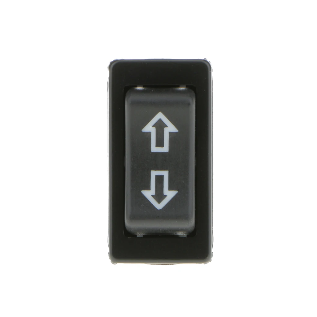 5pin Universal Momentary Power Window Switch With Yellow Green Illumination Light  40 x 20 x 32mm
