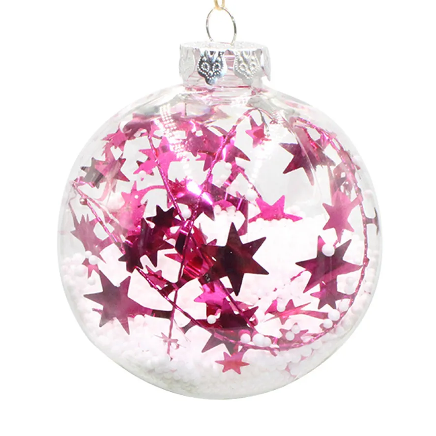 Новинка, 5 цветов, Рождественский шар, 10 см, 1 шт., Рождественская елка, подвесная подвеска, украшение для дома, рождественское подвесное украшение, шары, лучший подарок 30